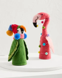 Tommy Bahama Drinkware & Bar<Flamingo & Parrot Bottle Topper Set