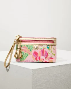 Women Tommy Bahama Handbags & Clutches<Flamingo Pineapple Tassel Wristlet