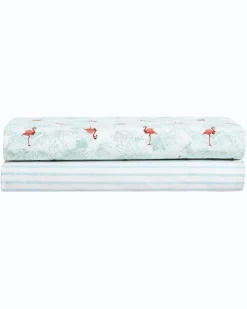Tommy Bahama Sheet Sets & Bedskirts<Flamingo Santa 4-Piece King Sheet Set