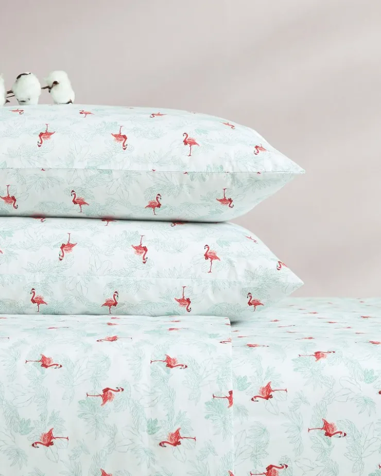 Tommy Bahama Sheet Sets & Bedskirts<Flamingo Santa 4-Piece Queen Sheet Set