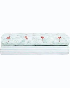 Tommy Bahama Sheet Sets & Bedskirts<Flamingo Santa 4-Piece Queen Sheet Set