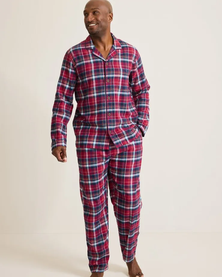 Tommy Bahama Loungewear & Pajamas<Flannel Long Sleeve & Pants Pajama Set