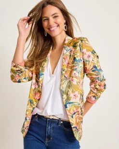 Women Tommy Bahama Jackets<Flora Amora Satin Blazer
