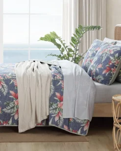 Tommy Bahama Quilts & Blankets<Floral Enchantment Reversible 3-Piece Full/Queen Quilt Set