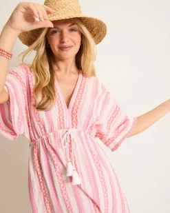 Women Tommy Bahama Beach Coverups|Dresses<Geo Jacquard Midi Coverup Dress