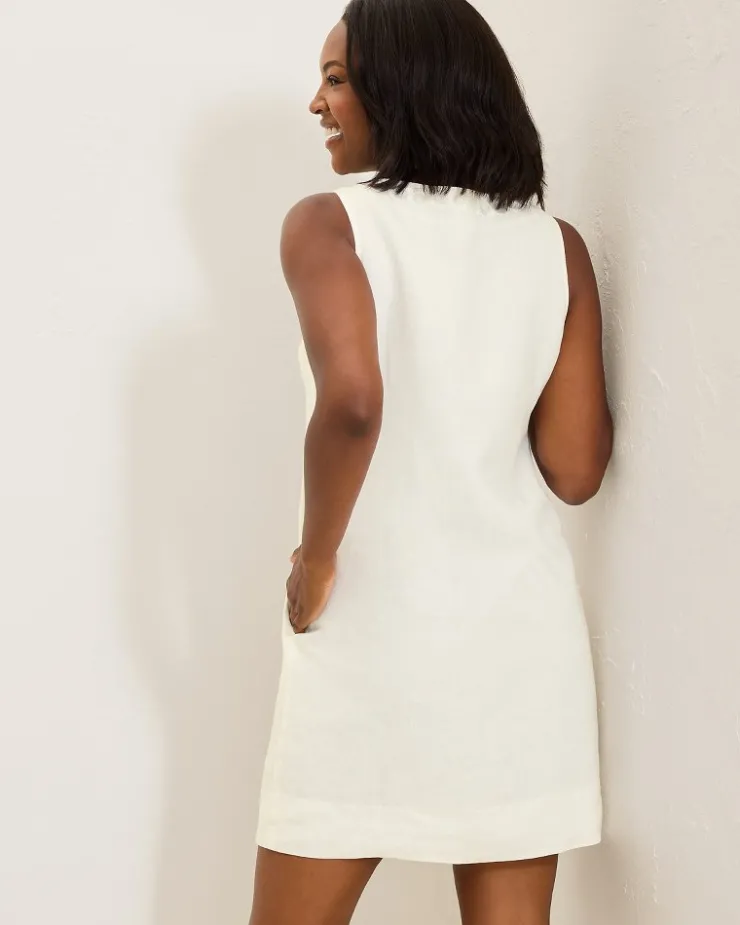 Women Tommy Bahama Dresses<Geometric Embroidered Linen Shift Dress