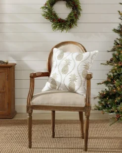 Tommy Bahama Pillows & Shams<en Pineapples Embroidered Decorative Pillow
