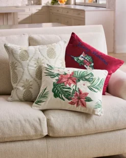 Tommy Bahama Pillows & Shams<en Pineapples Embroidered Decorative Pillow