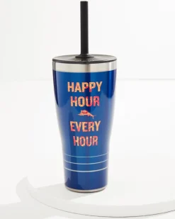 Tommy Bahama Drinkware & Bar|Outdoor Accessories<Happy Hour Every Hour 30-oz. Tervis® Tumbler With Straw Lid