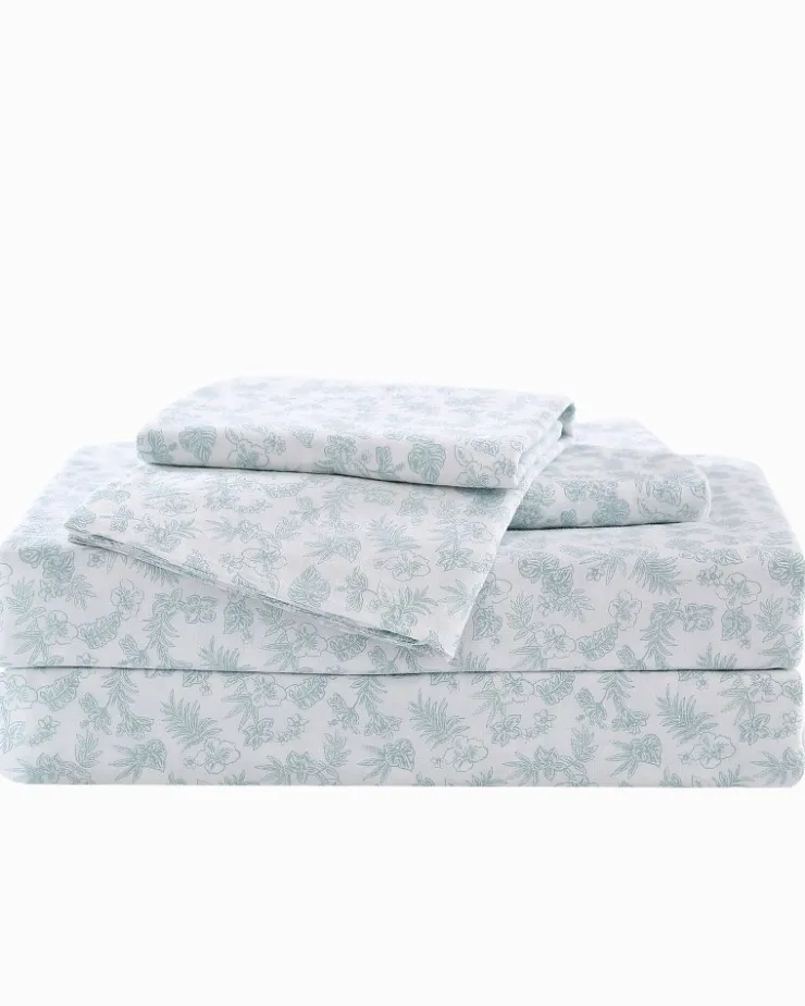Tommy Bahama Sheet Sets & Bedskirts<Hibiscus Bloom 4-Piece King Sheet Set