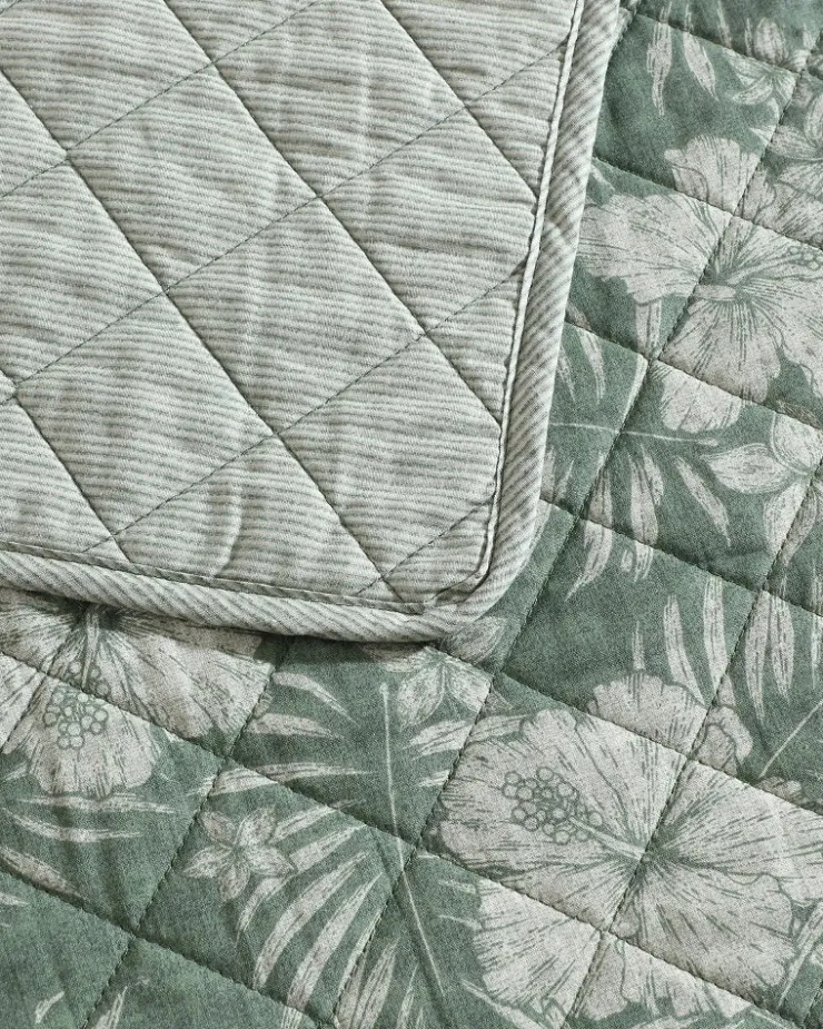 Tommy Bahama Quilts & Blankets<Hibiscus Reversible 3-Piece Full/Queen Quilt Set