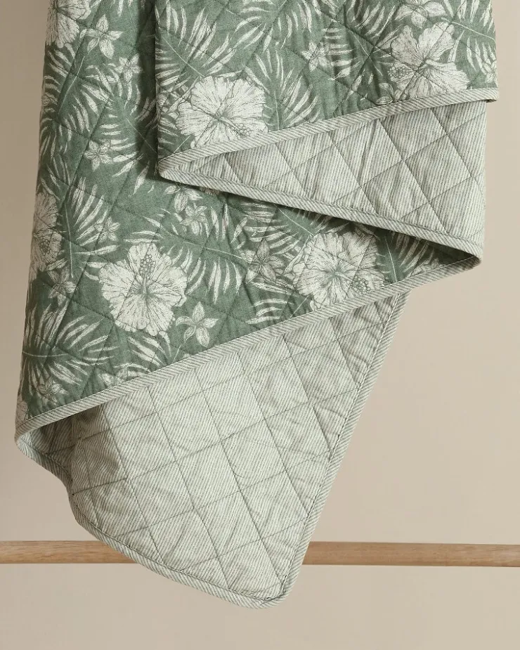 Tommy Bahama Quilts & Blankets<Hibiscus Reversible 3-Piece Full/Queen Quilt Set