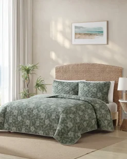 Tommy Bahama Quilts & Blankets<Hibiscus Reversible 3-Piece King Quilt Set