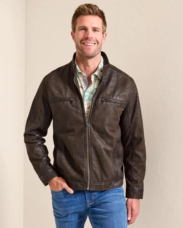 Tommy Bahama Jackets & Outerwear<Highland Rocker Leather Jacket