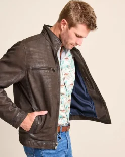 Tommy Bahama Jackets & Outerwear<Highland Rocker Leather Jacket