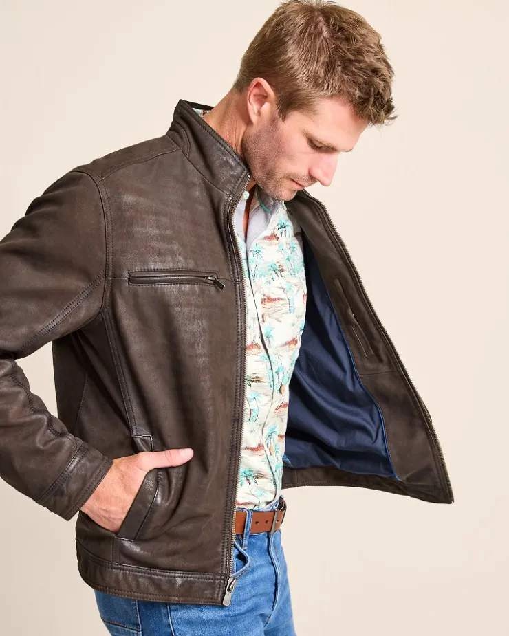 Tommy Bahama Jackets & Outerwear<Highland Rocker Leather Jacket