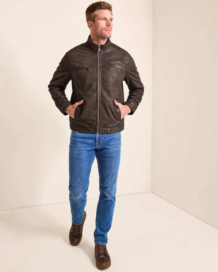 Tommy Bahama Jackets & Outerwear<Highland Rocker Leather Jacket