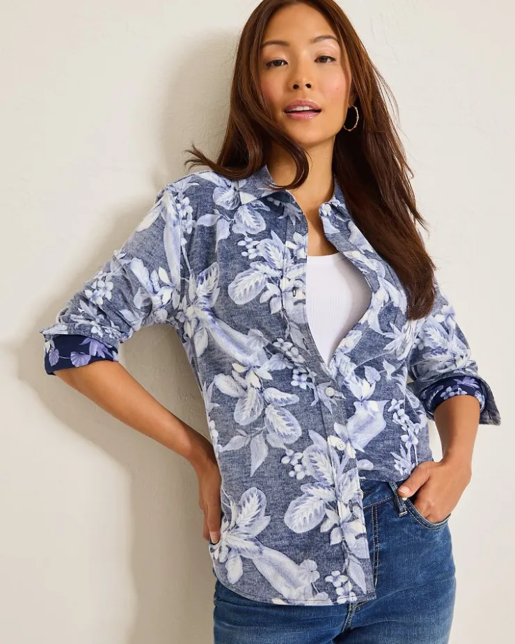 Women Tommy Bahama Tops & Shirts<Hightide Flora Cord Shirt