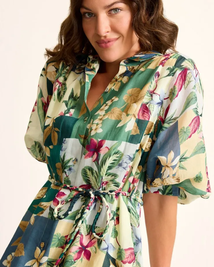 Women Tommy Bahama Dresses<Hightide Flora Midi Shirt Dress
