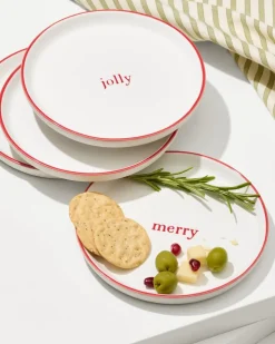 Tommy Bahama Drinkware & Bar<Holiday Appetizer Plates—Set of 4