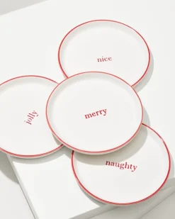Tommy Bahama Drinkware & Bar<Holiday Appetizer Plates—Set of 4