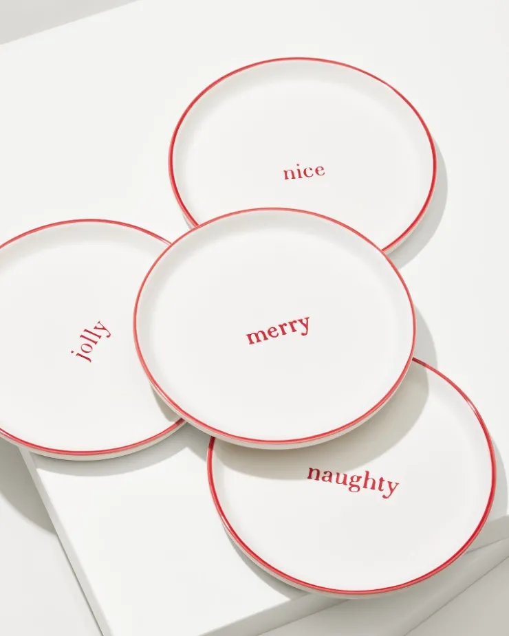 Tommy Bahama Drinkware & Bar<Holiday Appetizer Plates—Set of 4