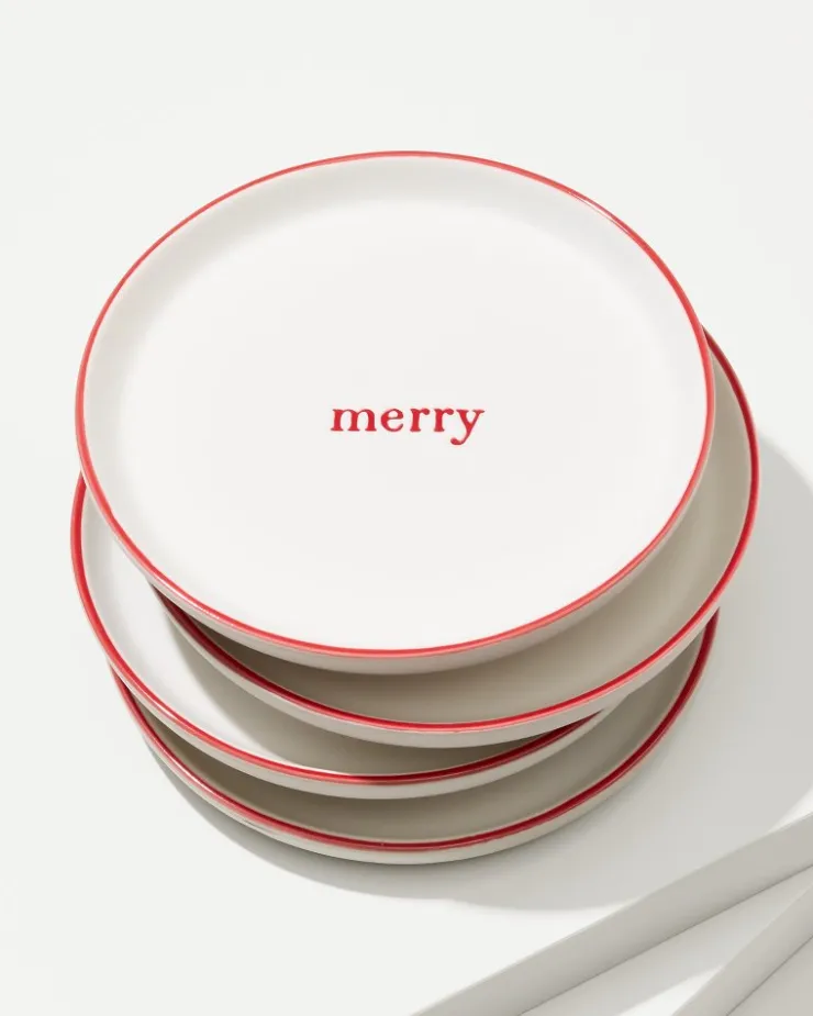 Tommy Bahama Drinkware & Bar<Holiday Appetizer Plates—Set of 4