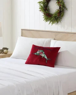Tommy Bahama Pillows & Shams<Holiday Marlin Velvet Embroide Decorative Pillow