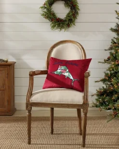 Tommy Bahama Pillows & Shams<Holiday Marlin Velvet Embroide Decorative Pillow