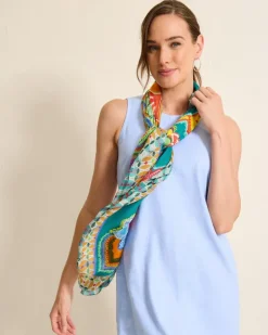 Women Tommy Bahama Scarves & Wraps<Hypnotic Garden Square Scarf