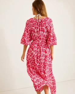 Women Tommy Bahama Beach Coverups|Dresses<Ikat Stripe Midi Coverup Dress
