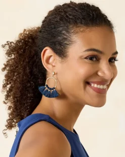 Women Tommy Bahama Jewelry<Indigo Bay Bamboo Tassel Earrings
