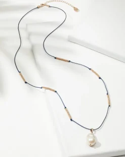 Women Tommy Bahama Jewelry<Indigo Bay Freshwater Pearl Pendant Necklace