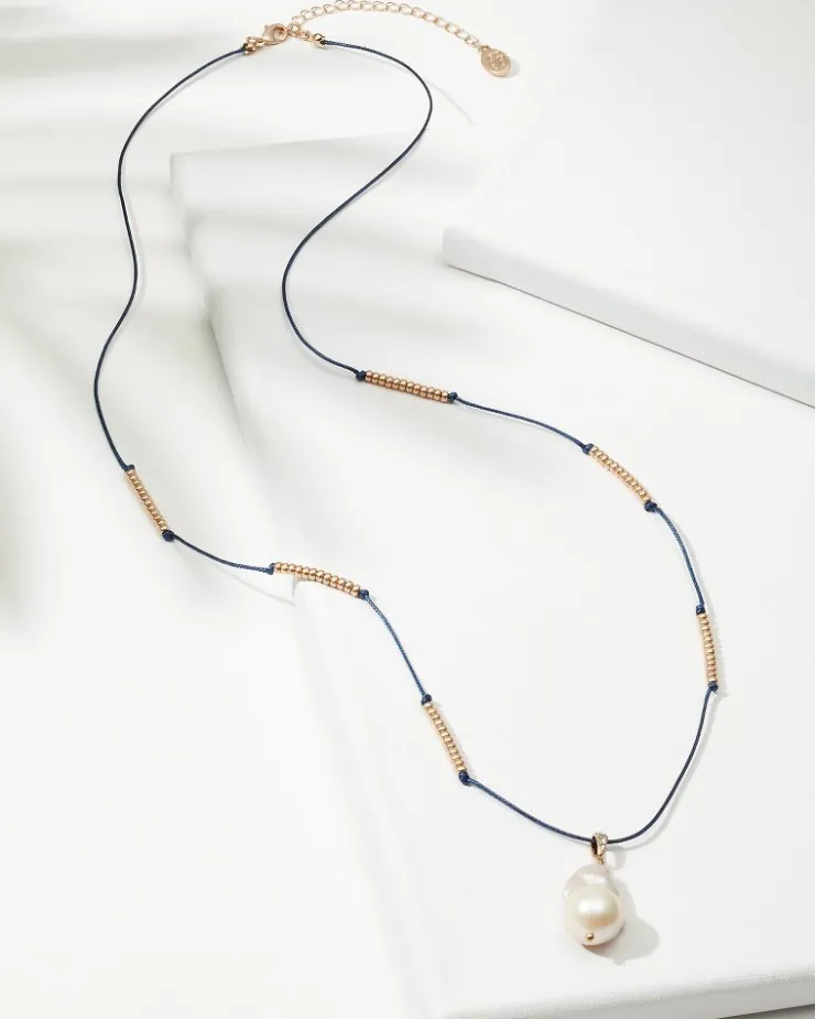 Women Tommy Bahama Jewelry<Indigo Bay Freshwater Pearl Pendant Necklace