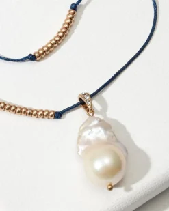 Women Tommy Bahama Jewelry<Indigo Bay Freshwater Pearl Pendant Necklace