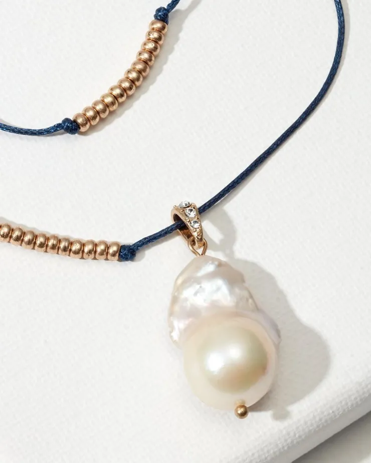 Women Tommy Bahama Jewelry<Indigo Bay Freshwater Pearl Pendant Necklace
