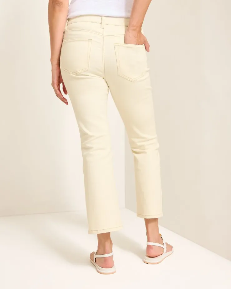 Women Tommy Bahama Pants & Crops|Jeans<Indigo Palms™ Mid-Rise Cropped Mini Bootcut Jeans