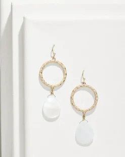 Women Tommy Bahama Jewelry<Indigo Shore Mother of Pearl Teardrop Earrings