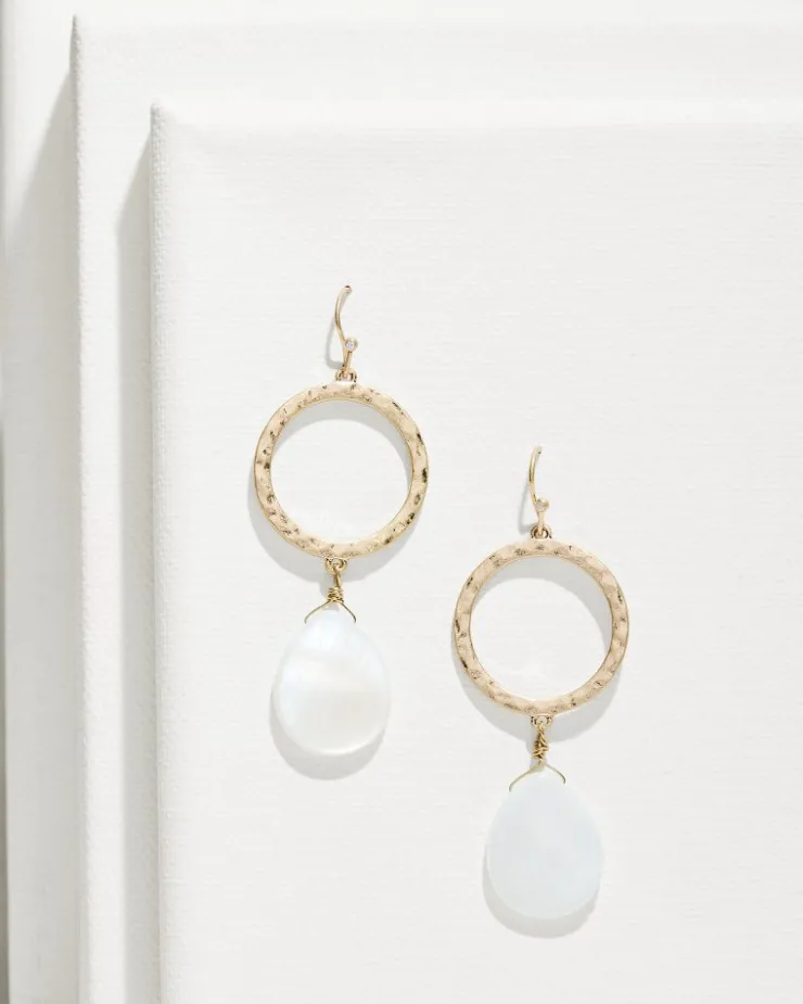 Women Tommy Bahama Jewelry<Indigo Shore Mother of Pearl Teardrop Earrings