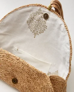Women Tommy Bahama Handbags & Clutches<Islamora Lux Crocheted Raffia Clutch