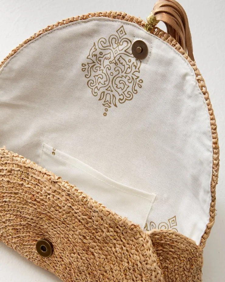 Women Tommy Bahama Handbags & Clutches<Islamora Lux Crocheted Raffia Clutch