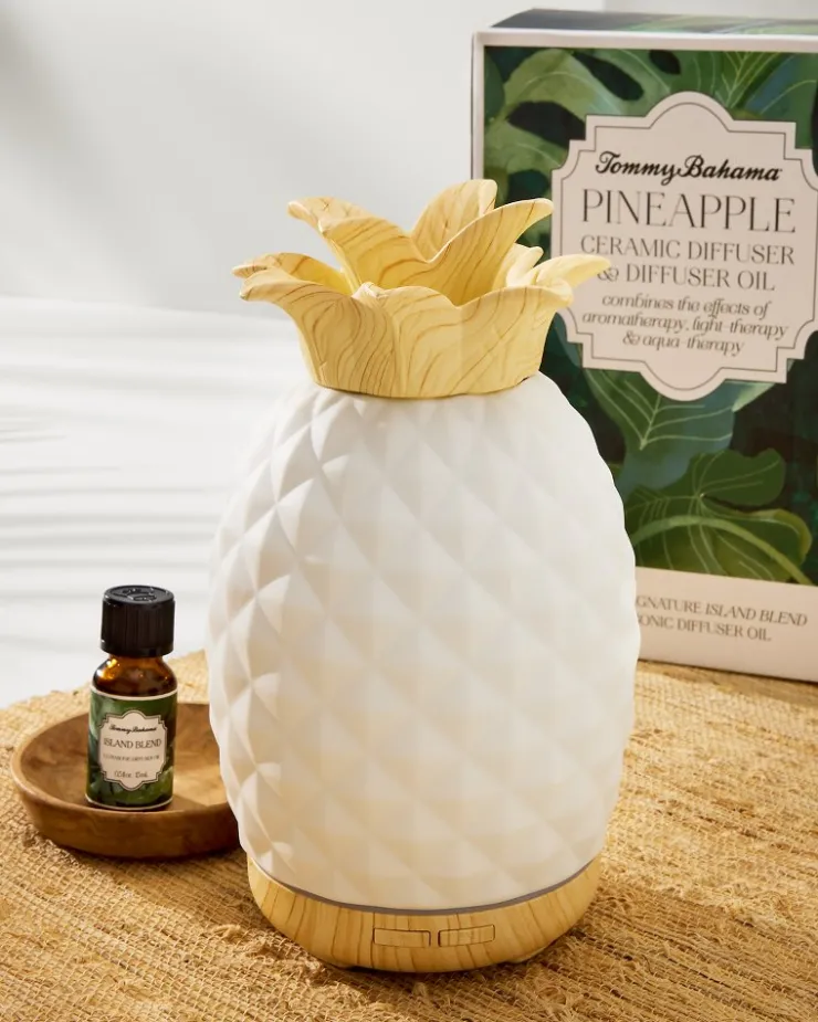 Tommy Bahama Candles & Diffusers<Ceramic Pineapple Diffuser