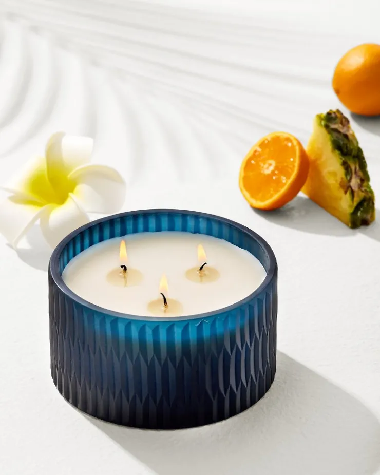 Tommy Bahama Candles & Diffusers<11.3-oz. Cut Glass 3-Wick Candle
