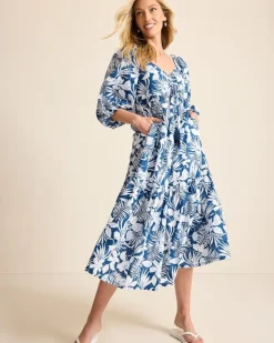 Women Tommy Bahama Beach Coverups|Dresses<Island Blooms Midi Coverup Dress