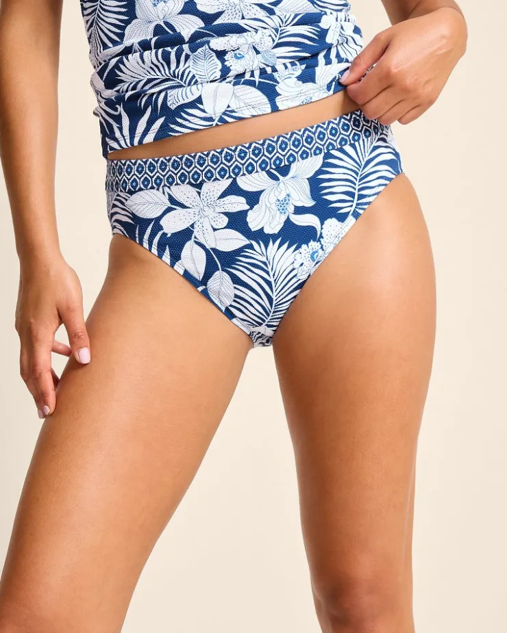 Women Tommy Bahama Bikini Bottoms<Island Cays Blooms High-Waist Bikini Bottoms