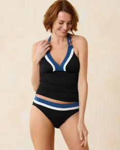 Women Tommy Bahama Tankinis|Bikini Tops<Island Cays Colorblock Halter Tankini Top