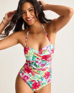 Women Tommy Bahama One-Piece Suits<Island Cays Fiesta Bandeau One-Piece Swimsuit