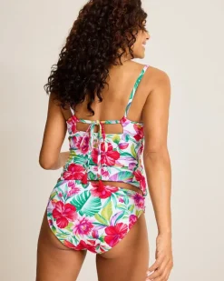 Women Tommy Bahama Tankinis|Bikini Tops<Island Cays Fiesta Reversible Maillot Tankini Top