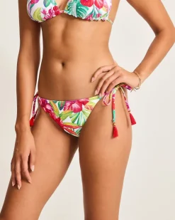 Women Tommy Bahama Bikini Bottoms<Island Cays Fiesta Reversible String Bikini Bottoms