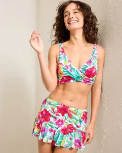 Women Tommy Bahama Bikini Bottoms<Island Cays Fiesta Skirted Bikini Bottoms